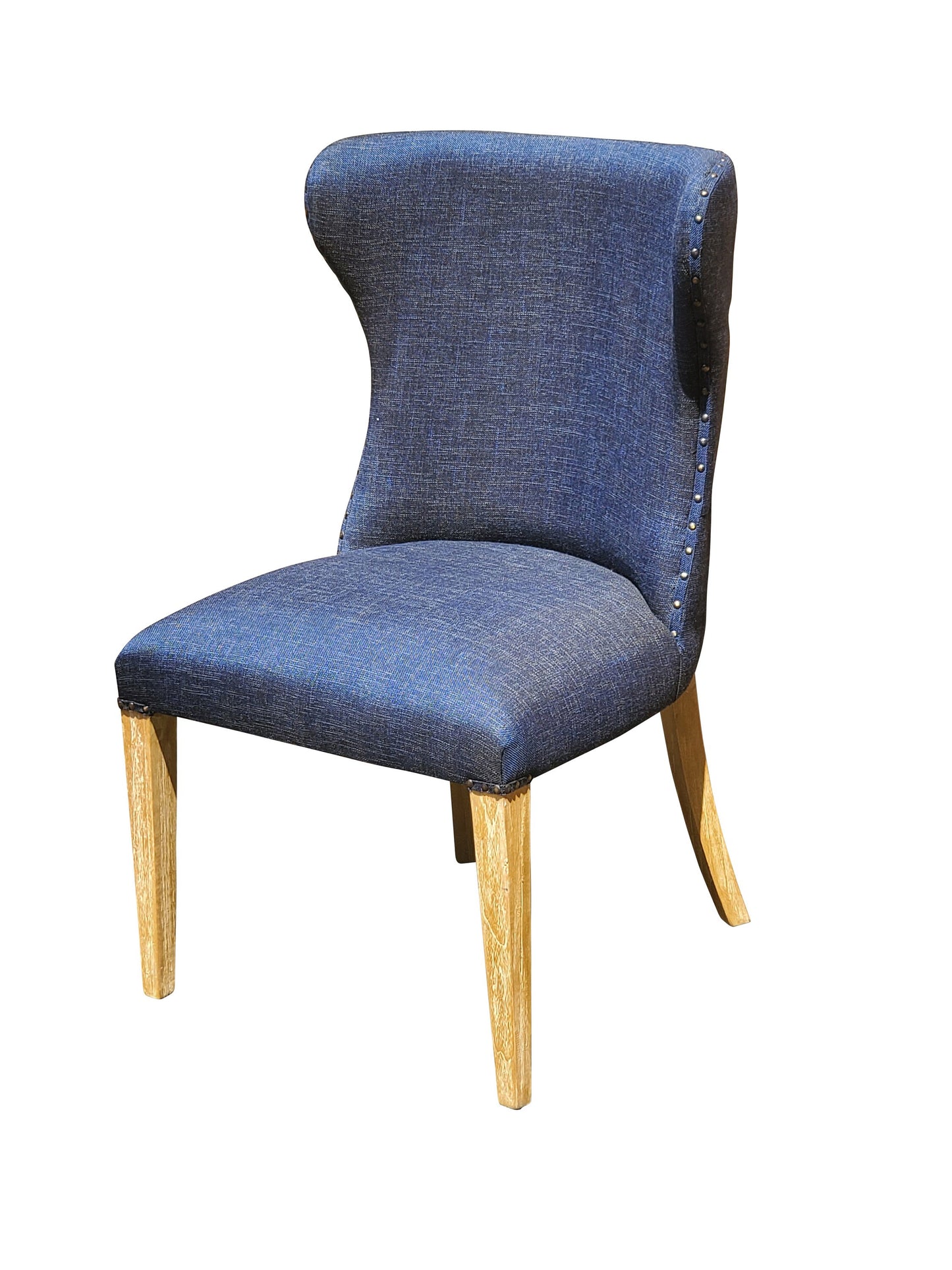 Dining chairs hand-tufted solid wood decorative nails