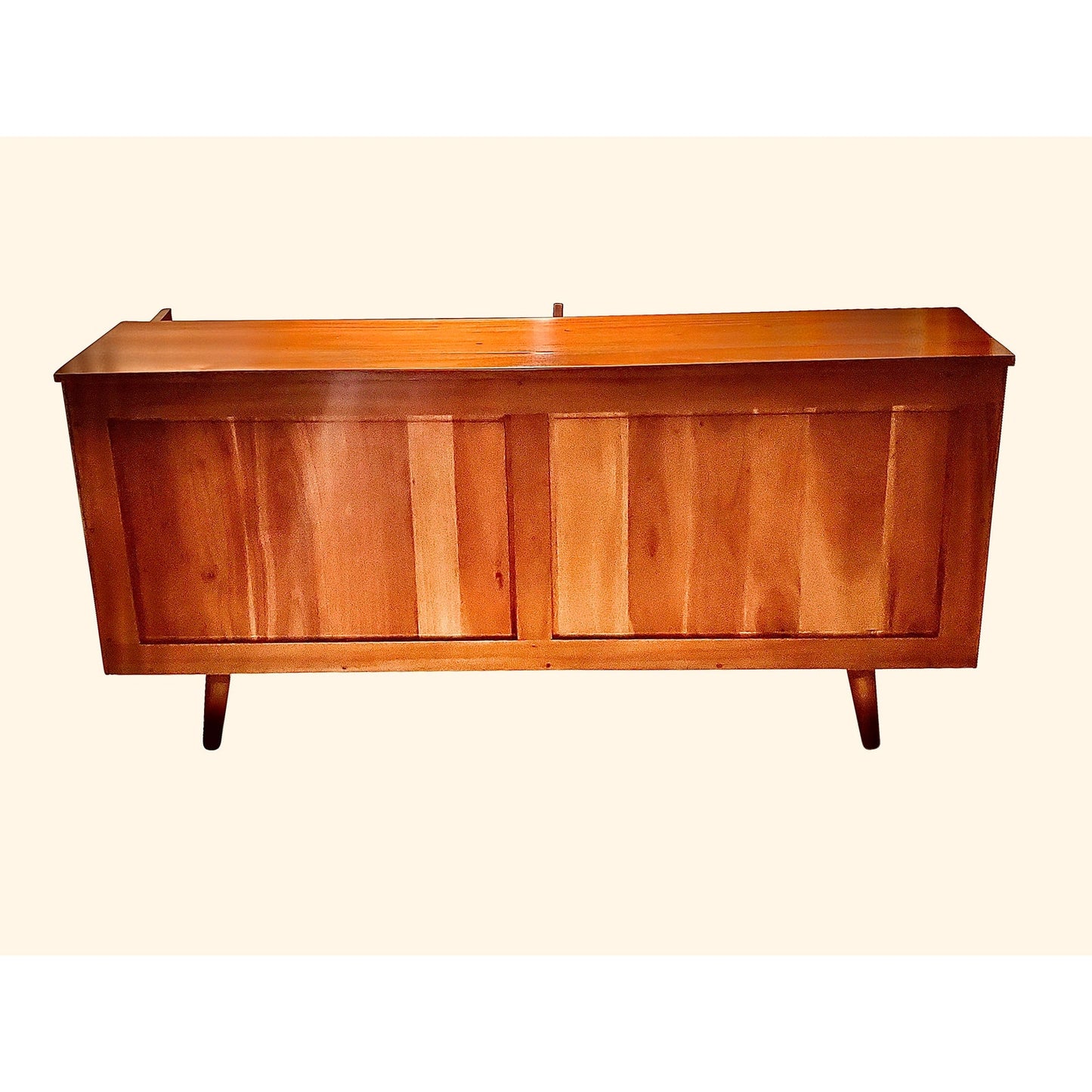 Boomerang Sideboard MCM Handmade Solid Wood Media Console Mid Century Modern Media Console TV Stand Credenza Media Table
