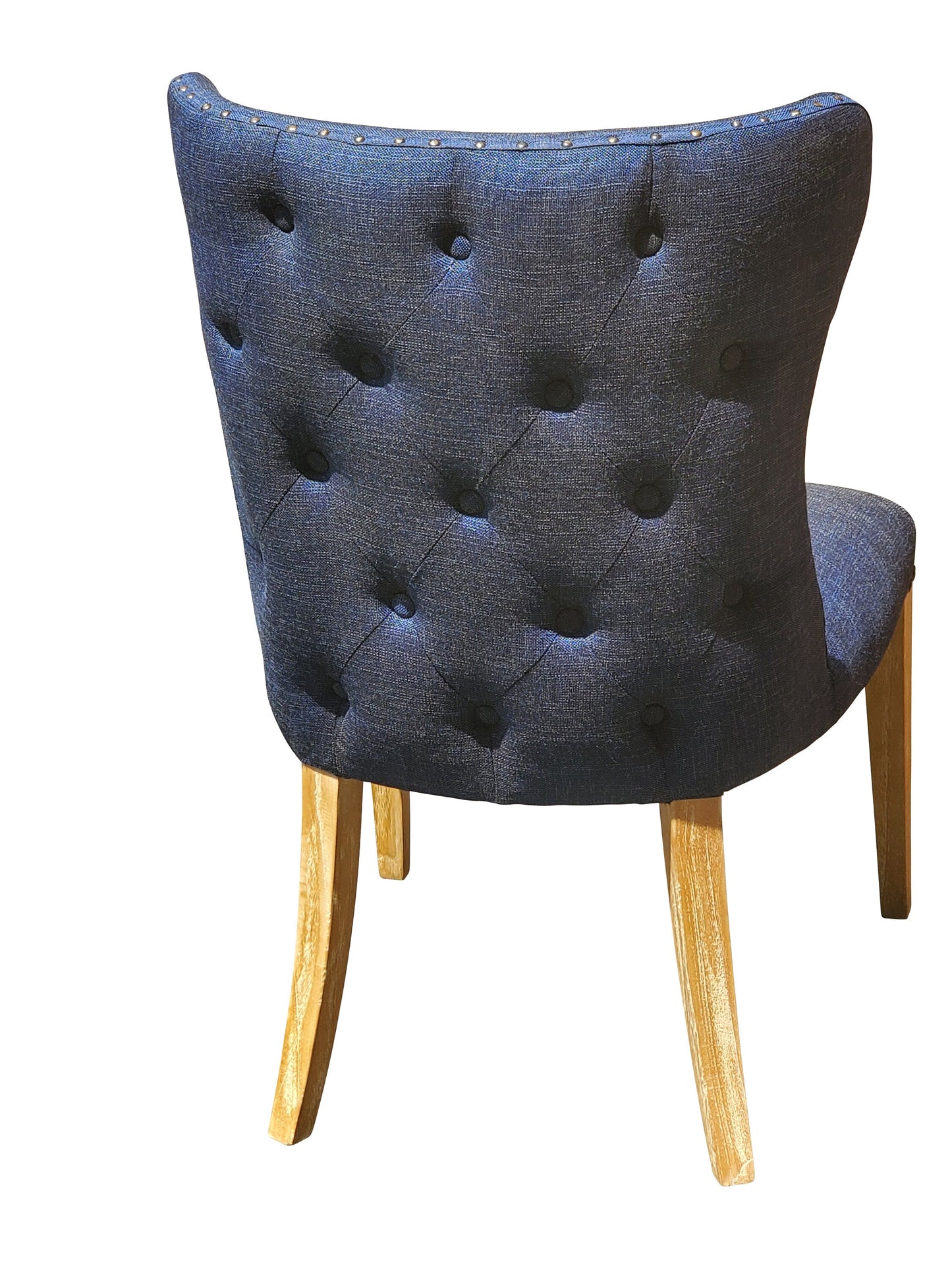Dining chairs hand-tufted solid wood decorative nails
