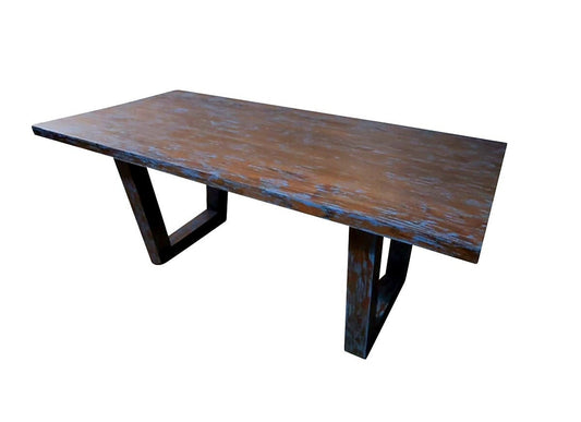 Teakwood Farm Table, Farmhouse Table, Dining Room Table, Rustic Furniture, Farmhouse arable, Barn, Log house Table