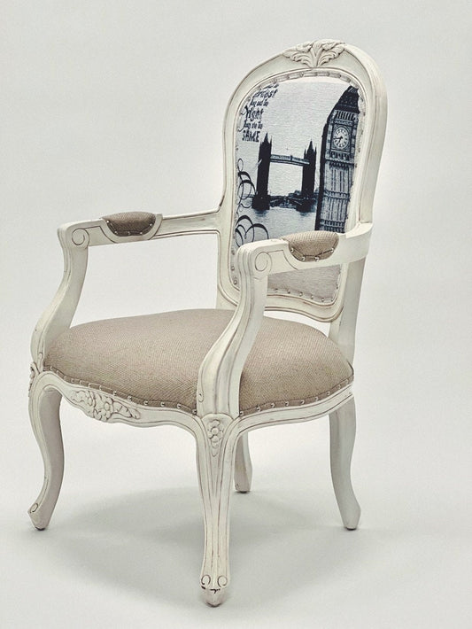 Mahogany Wood Living Room Chair