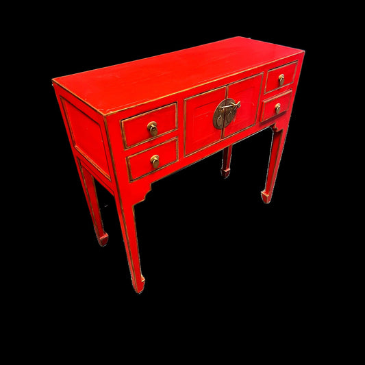 Handmade Solid Maple Wood Console Table