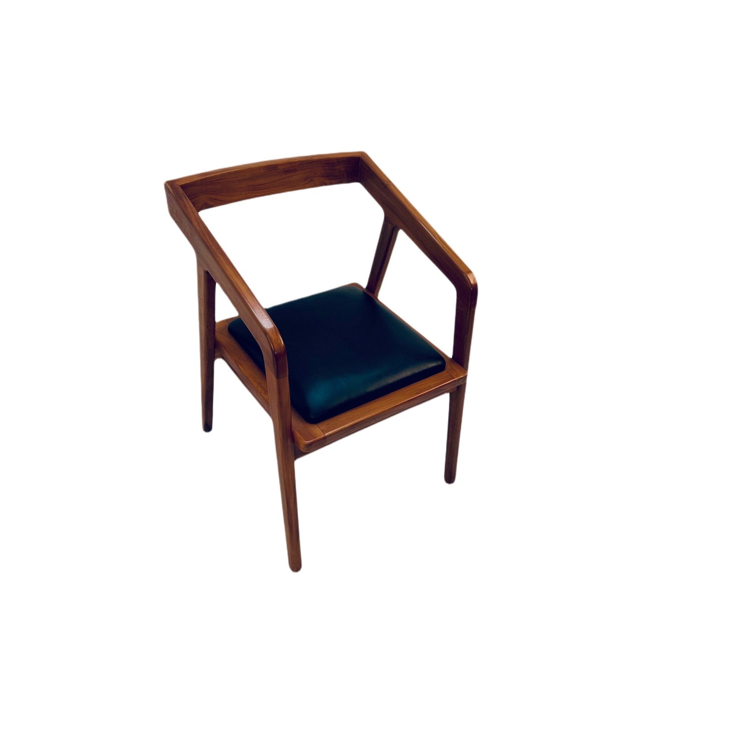 Teak Chair Mid Century Modern, Desk Chair, Dining Chairs, Leather Chair, Mid Century Chair, Minimalist Chair