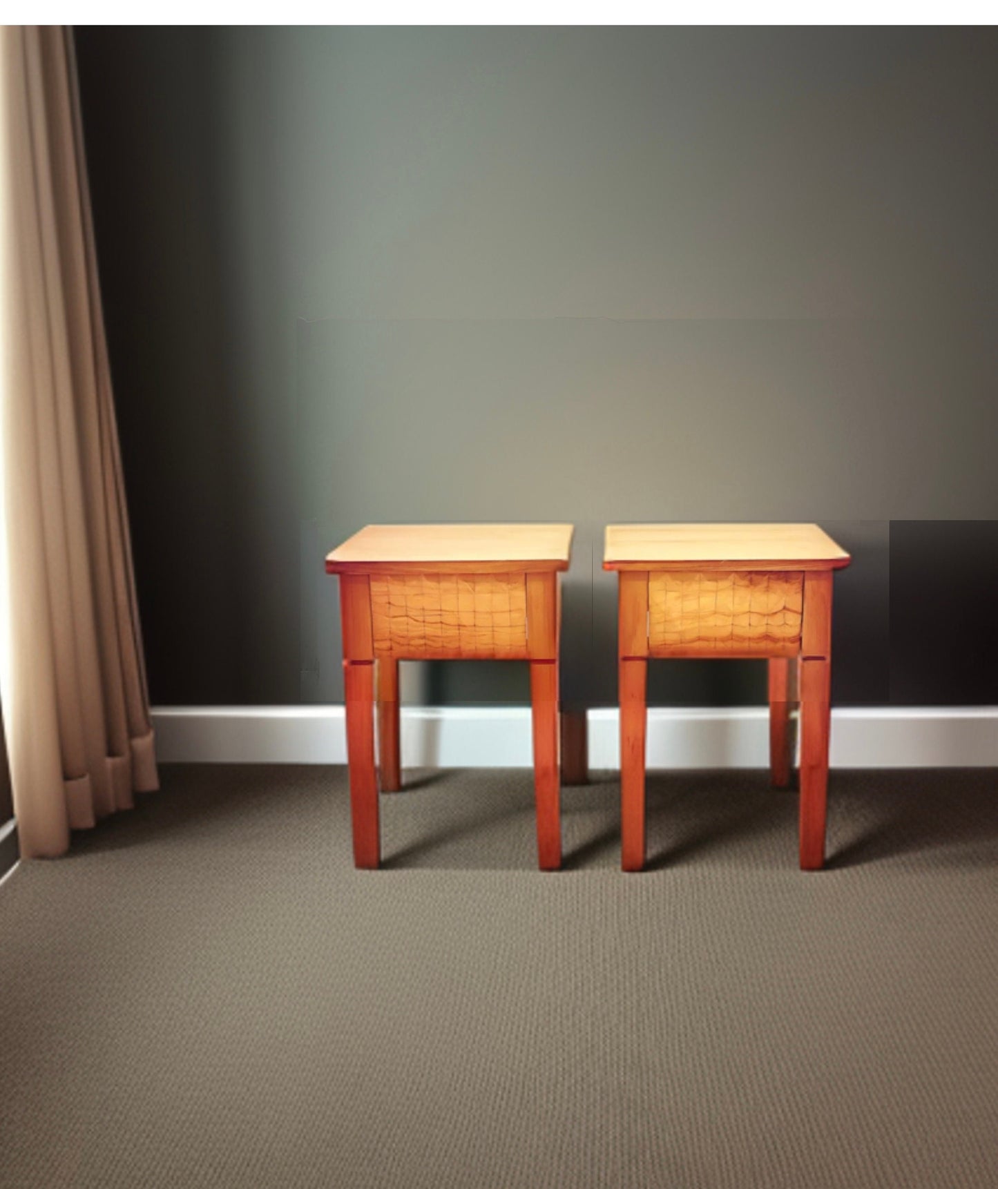 Mid-century Modern Teakwood Nightstand, Bedside Table