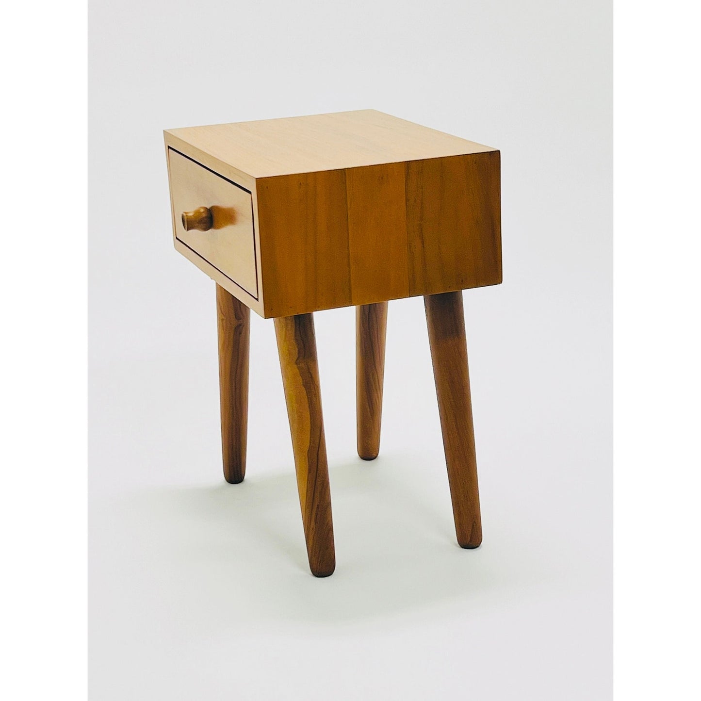 Mid-century Modern Teakwood Nightstand, Bedside Table
