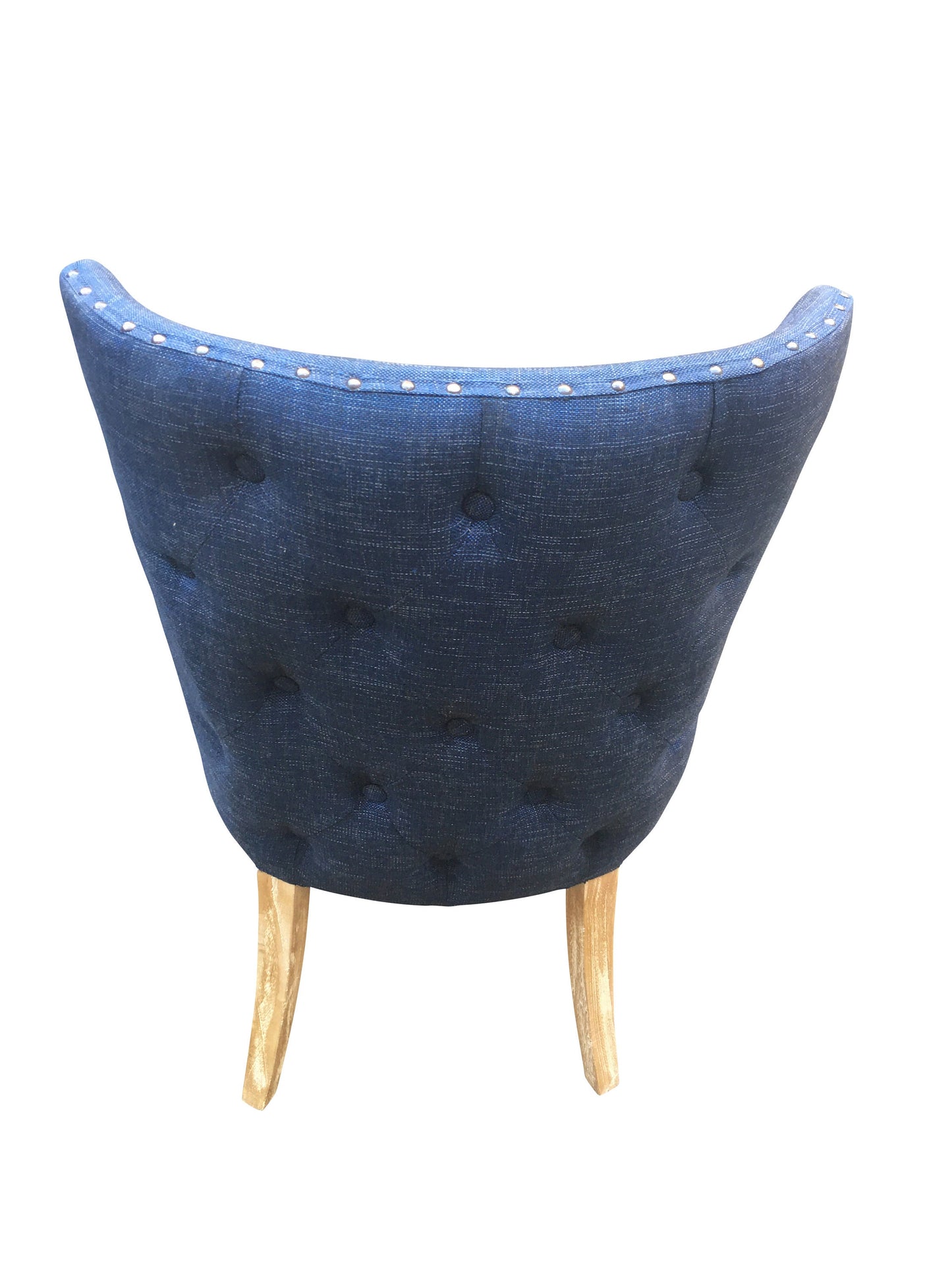 Dining chairs hand-tufted solid wood decorative nails