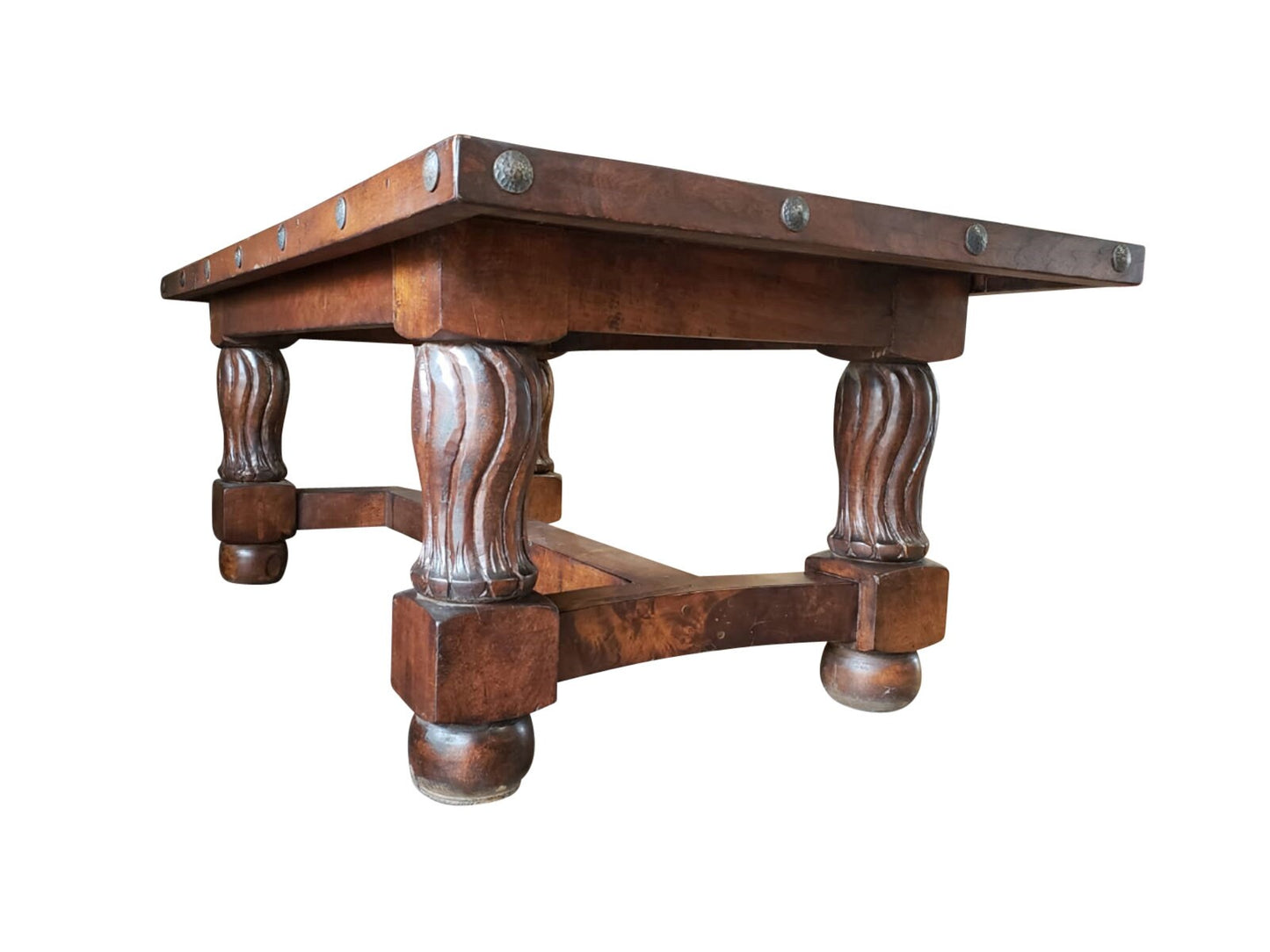 Majestic Mesquite Wood Rustic Dining Table With 6 Chairs