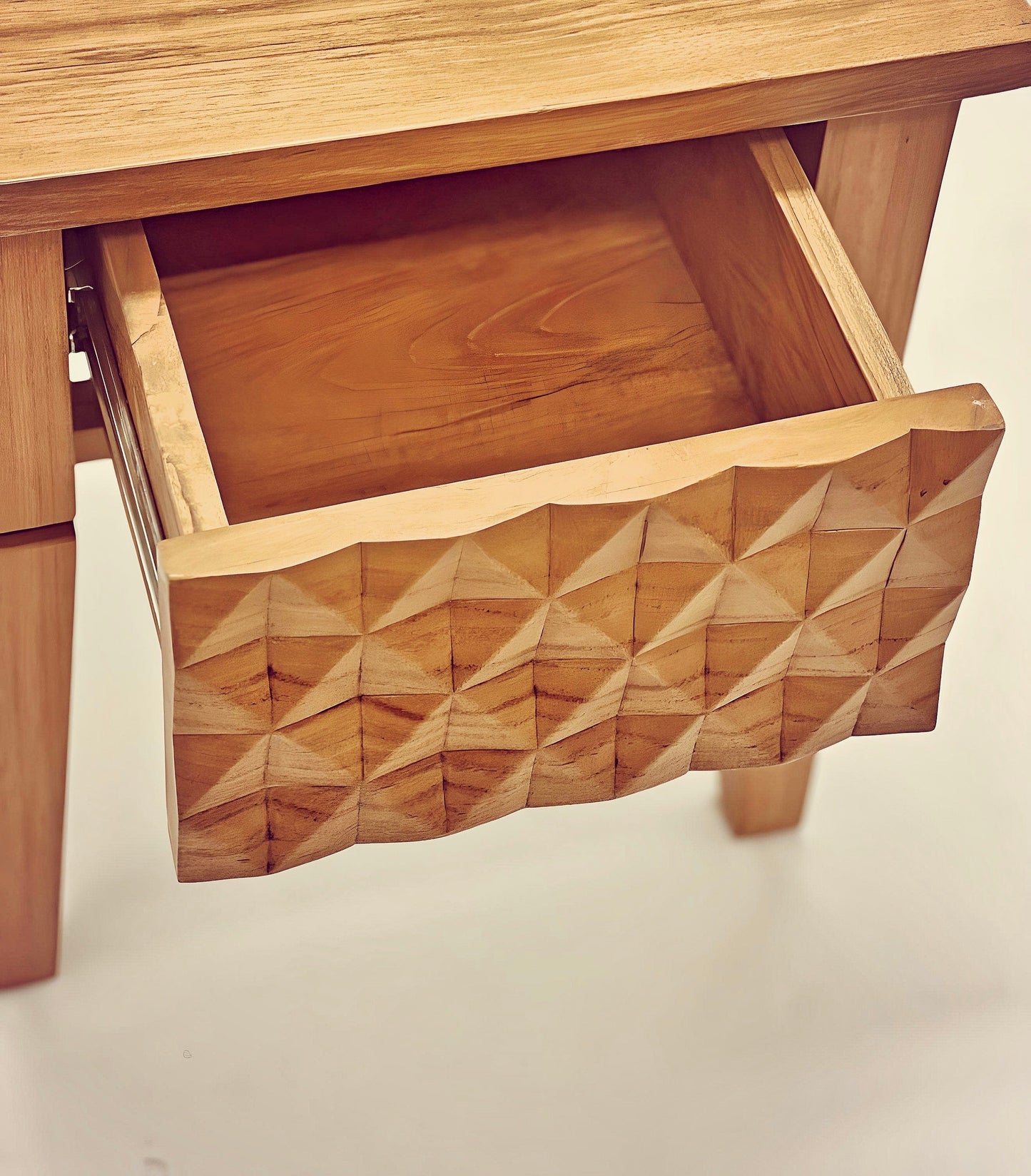 Mid-century Modern Teakwood Nightstand, Bedside Table