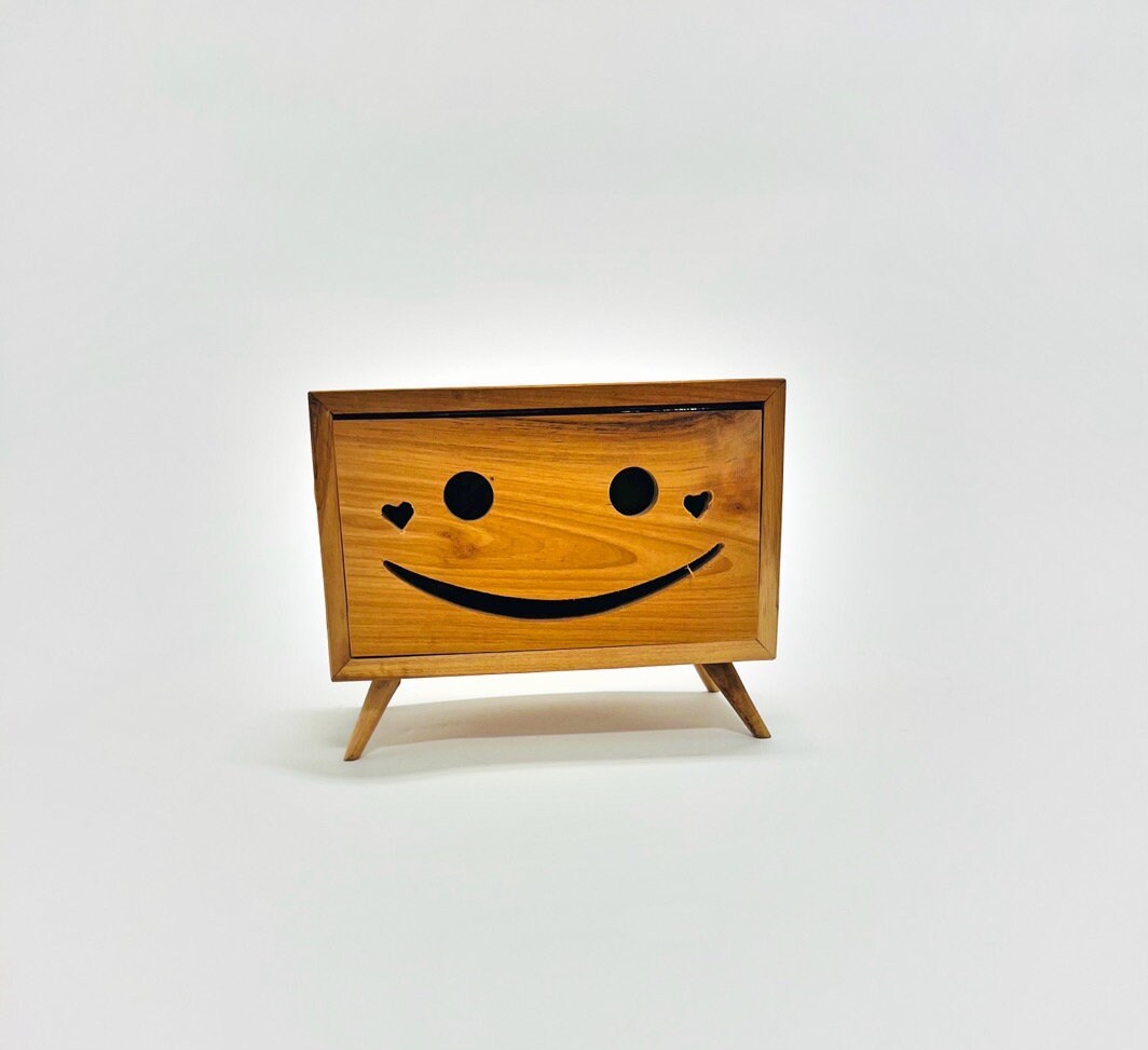 Mid-century Modern handcrafted TV Tissue/storage Box Decorative Tissue Box Holder