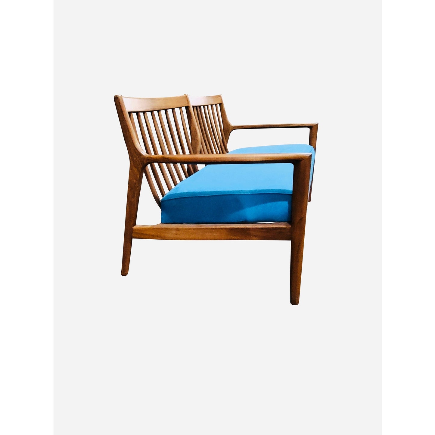 Mid Century Modern Teakwood Arm Chair or Settee