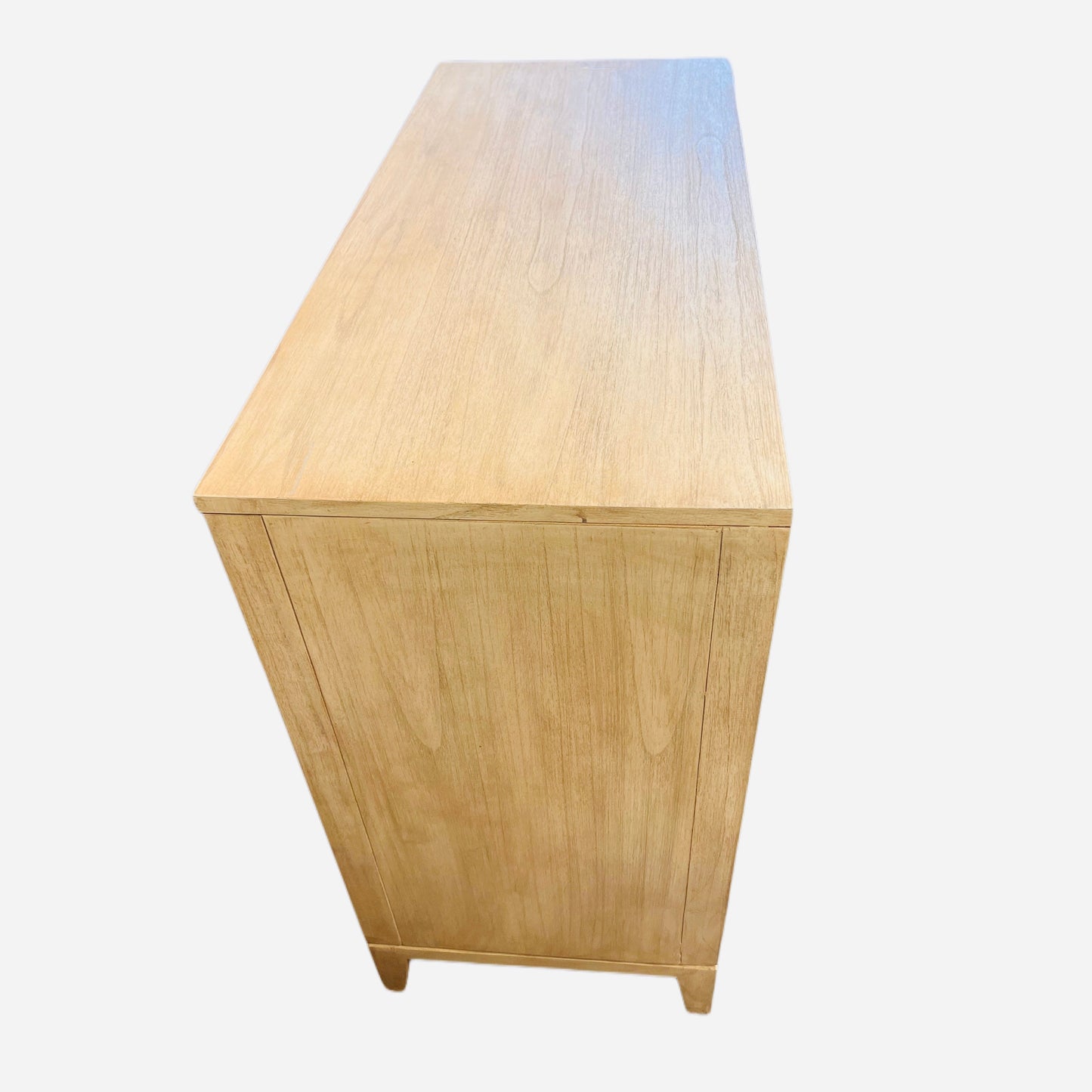 Solid wood handmade modern 2-door cabinet