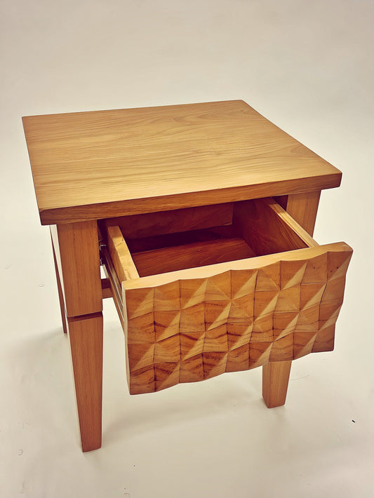 Mid-century Modern Teakwood Nightstand, Bedside Table