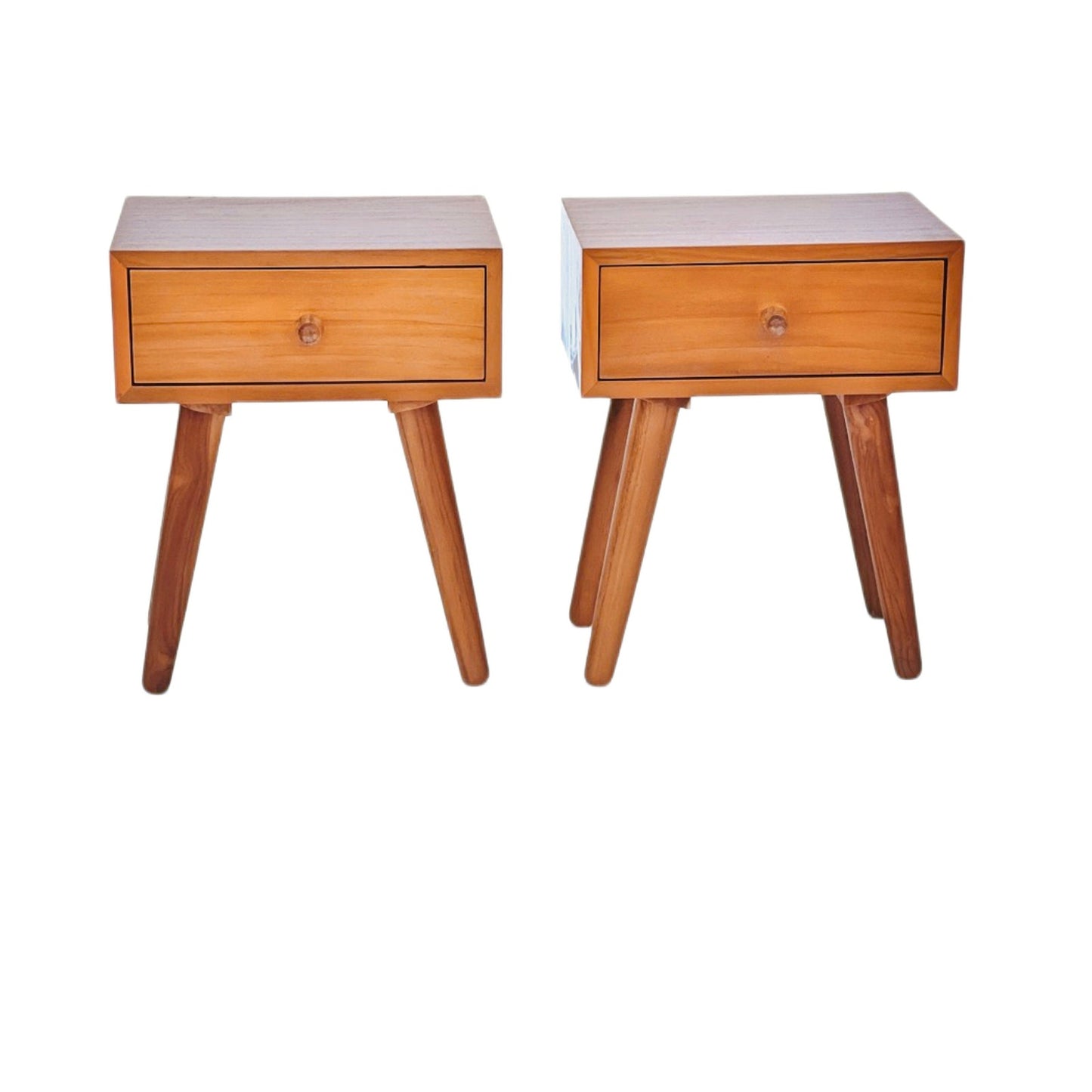 Mid-century Modern Teakwood Nightstand, Bedside Table