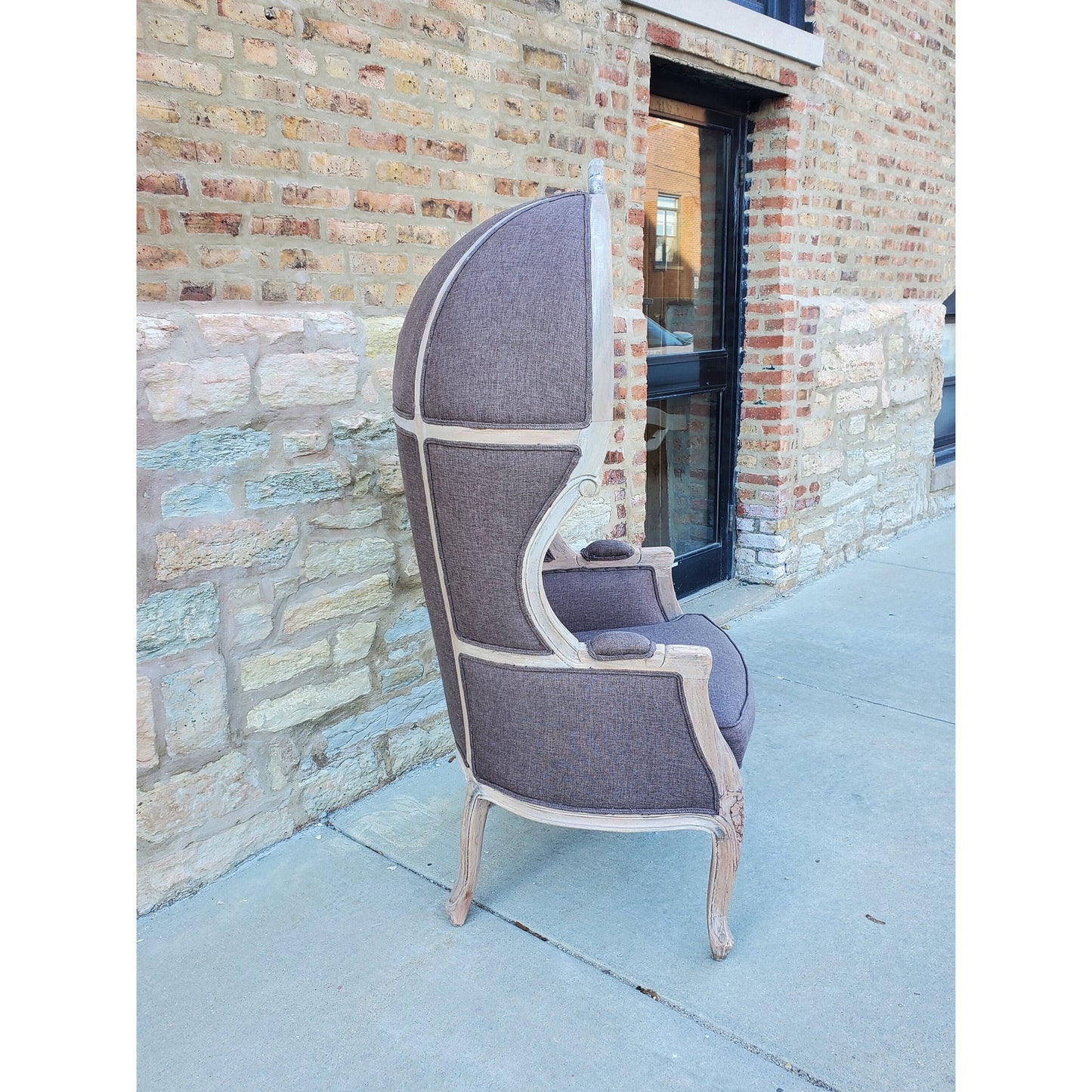 Balloon Chair | Porter Chair | Throne |Louis XV Style Dome Canopy Chair | French Inspired Design