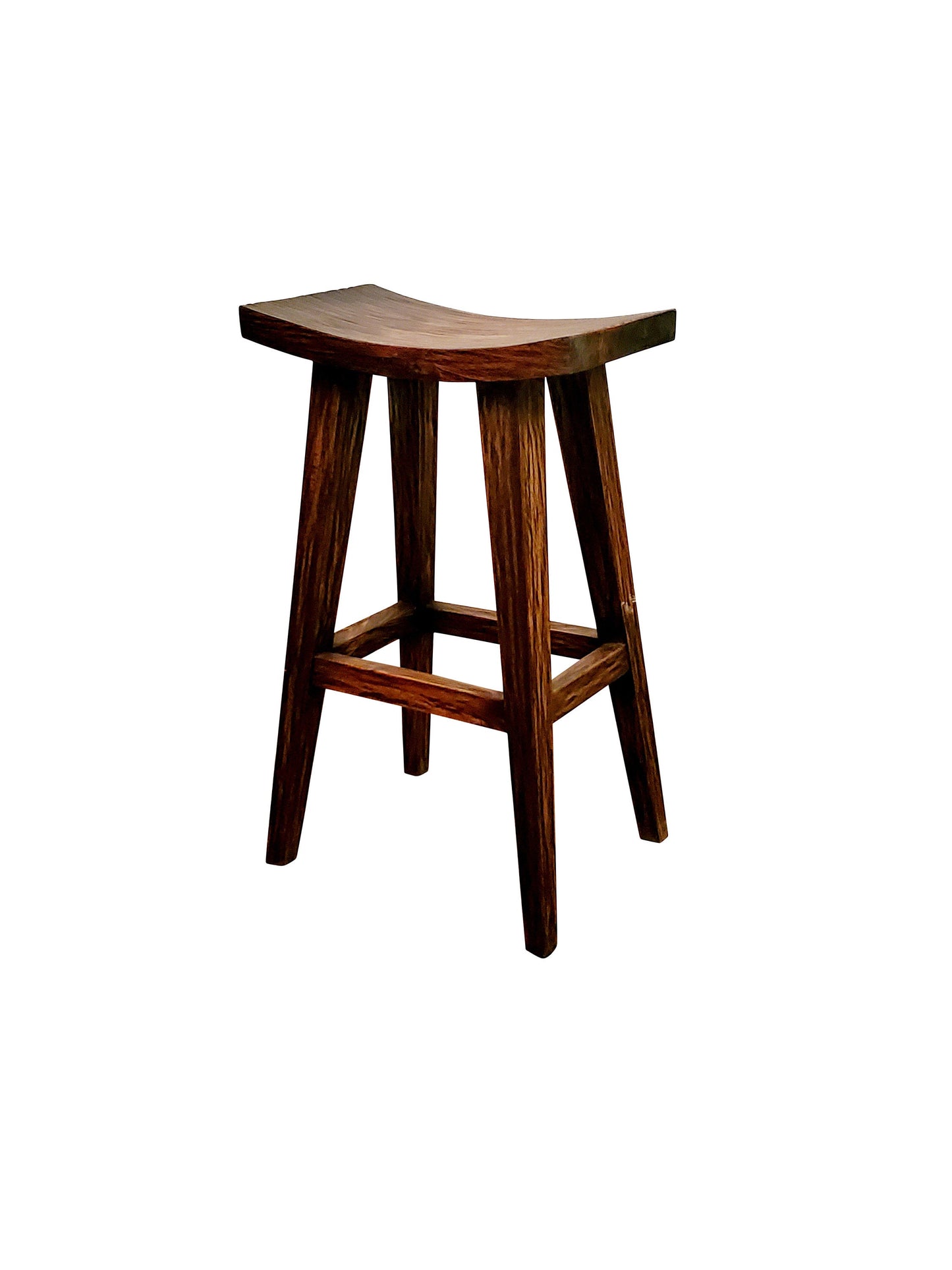 Rustic Farmhouse Reclaimed Teakwood Bar And Counter Stool