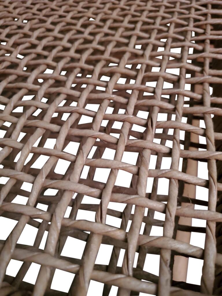 Handmade Woven Rope Bamboo Wood Centre Coffee Table