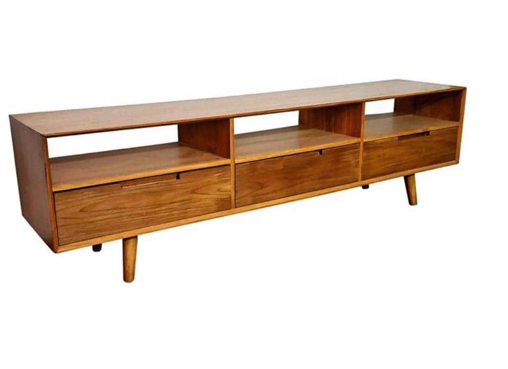 Media Console Teakwood | Mid Century Modern | MCM | New | TV Stand | Credenza | Brooklyn | Media Table | Scandinavian Design