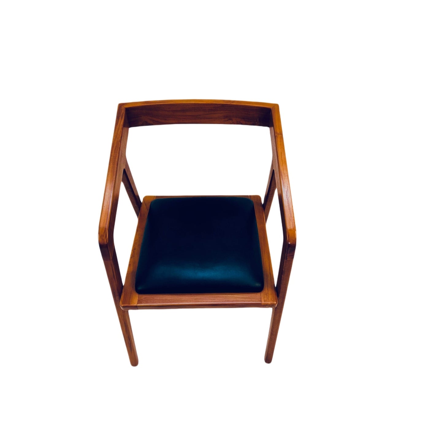 Teak Chair Mid Century Modern, Desk Chair, Dining Chairs, Leather Chair, Mid Century Chair, Minimalist Chair