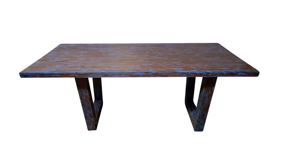 Teakwood Farm Table, Farmhouse Table, Dining Room Table, Rustic Furniture, Farmhouse arable, Barn, Log house Table