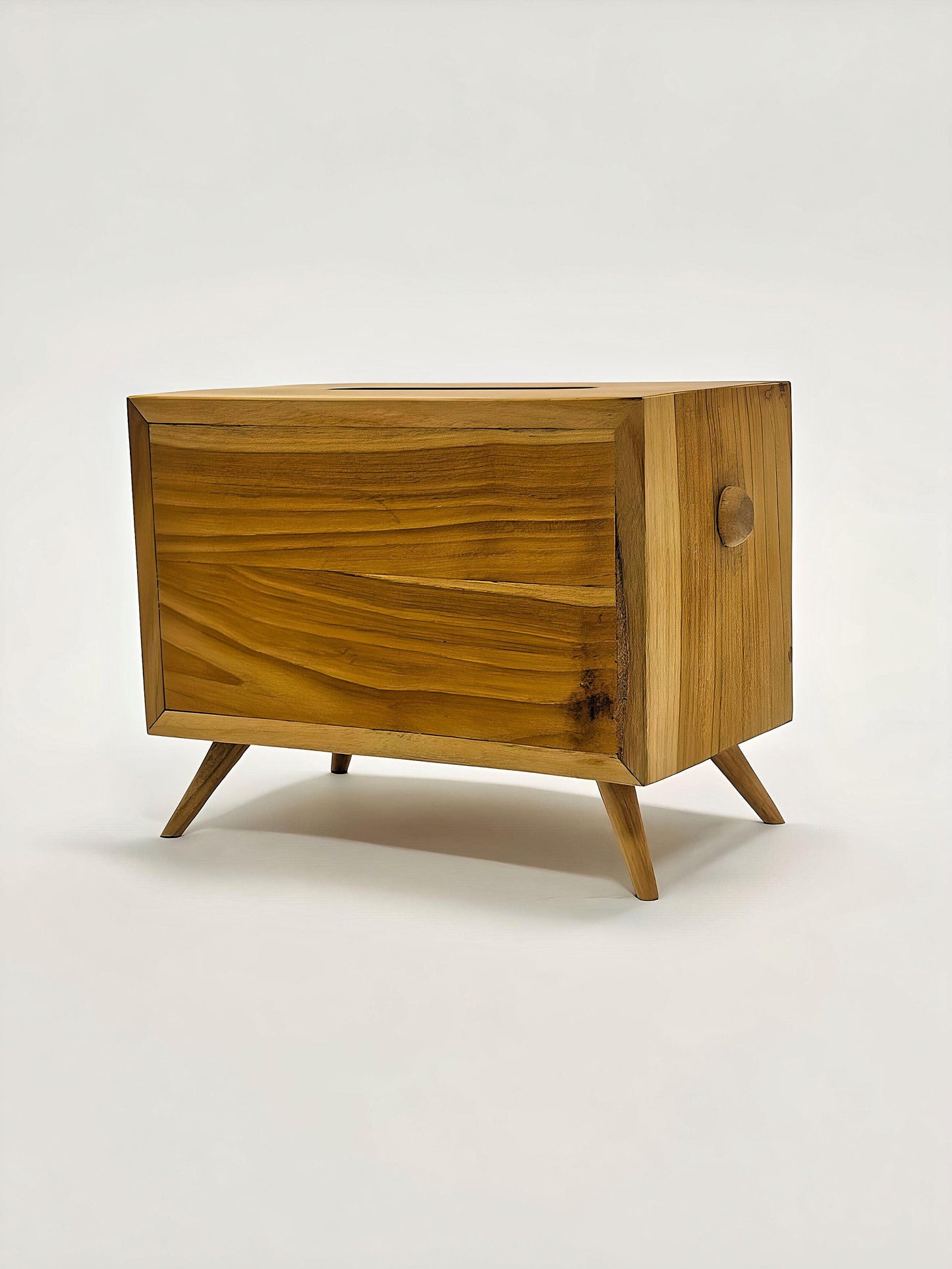 Mid-century Modern handcrafted TV Tissue/storage Box Decorative Tissue Box Holder