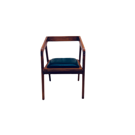 Teak Chair Mid Century Modern, Desk Chair, Dining Chairs, Leather Chair, Mid Century Chair, Minimalist Chair