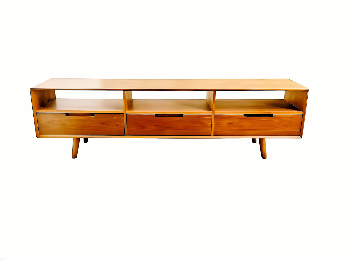 Media Console Teakwood | Mid Century Modern | MCM | New | TV Stand | Credenza | Brooklyn | Media Table | Scandinavian Design
