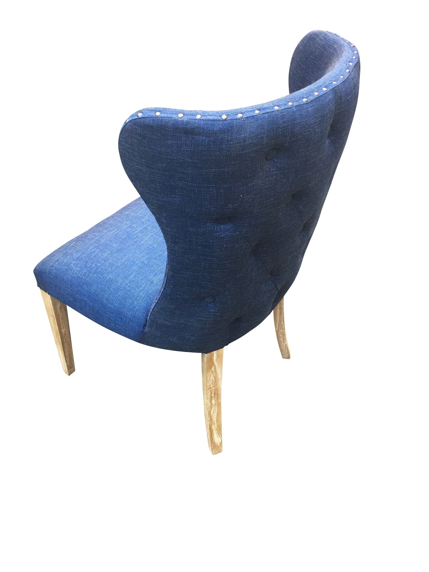 Dining chairs hand-tufted solid wood decorative nails