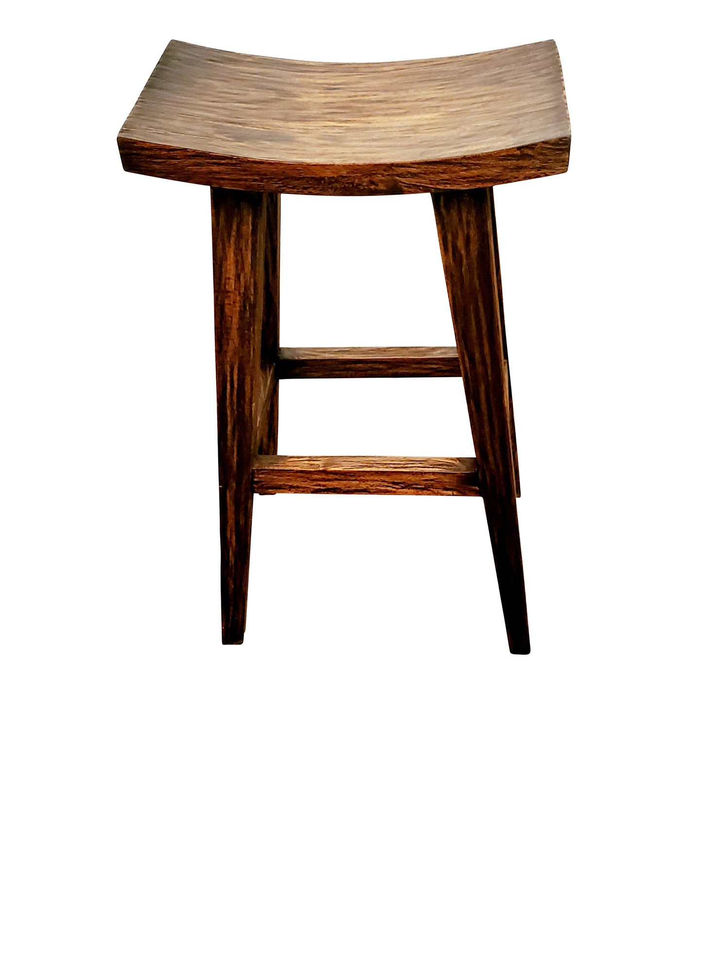Rustic Farmhouse Reclaimed Teakwood Bar And Counter Stool