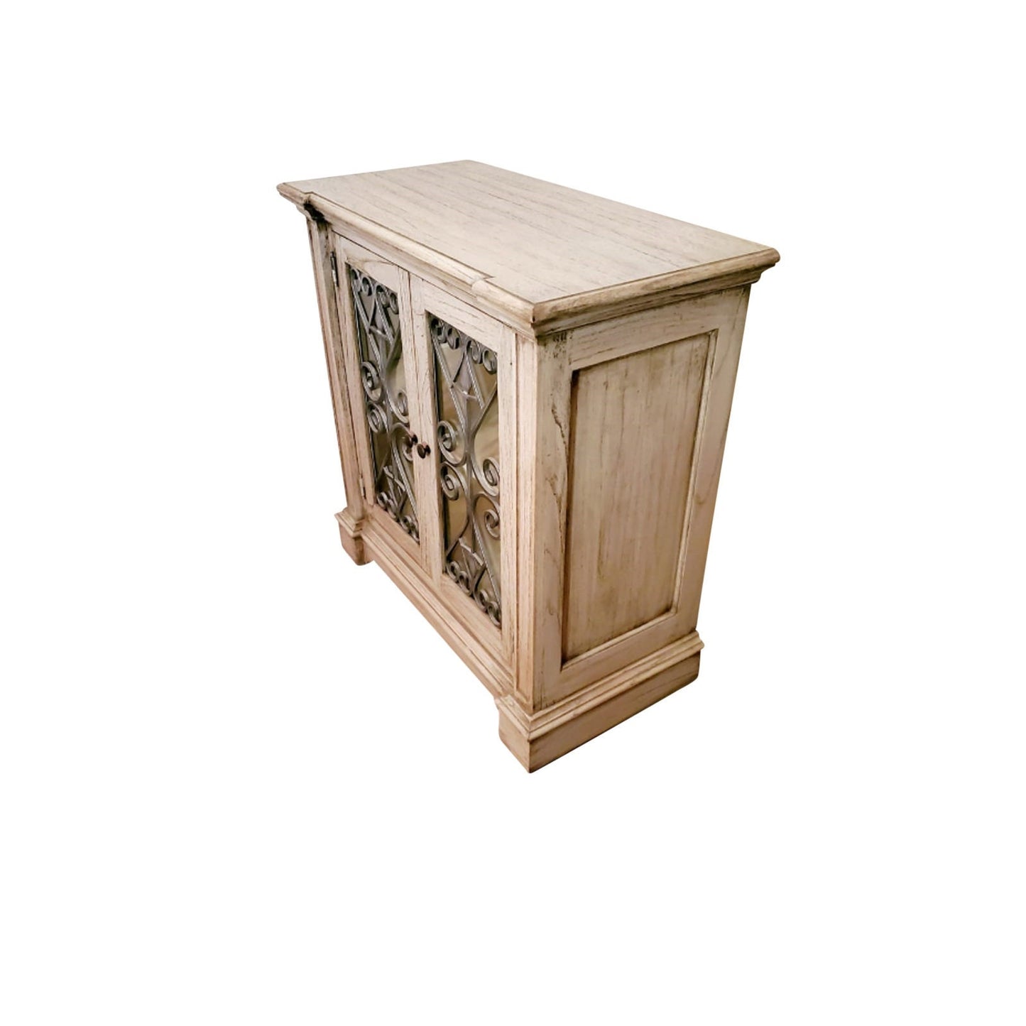 Ornate Solid Wood 2 Door Cabinet Buffet